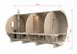 Preview: Saunafass Sauna Personen 6-8 Saunahaus Garten Private Saunas Holzsauna