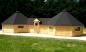 Preview: Hütte Berghütten Sauna Grillkota 39m² Holzhaus Garten Laube Kota Grills