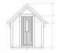 Preview: Sauna Gartensauna Trockensauna Finnische Saunas Holz Außensauna Garten