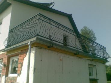Klassisches Außengeländer Balkongeländer , Treppengeländer, Balkon , Treppe , Geländer , Echte Handarbeit Pulverbeschichtet  Modell #158