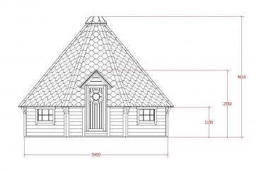 Grill Grillkota Hütte Grillhütte Haus Finnische Grills Grillhaus 25m² Kota