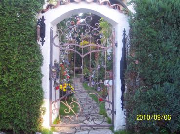 Pforte Garten Haus Klassischer Zaun Tuer M.270