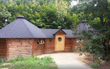 Hütte Berghütten Sauna Grillkota 39m² Holzhaus Garten Laube Kota Grills