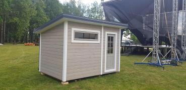 Sauna Holzsauna Fasssauna Saunafass Landhaus Garten Außensauna Trockensauna