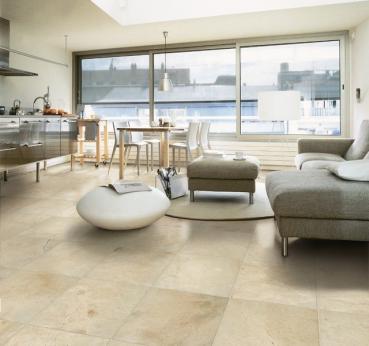 60x60 25m² Luxus Marmor Boden Naturstein Boden Belag Wand Fliesen Crema Fliese