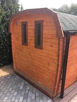 Holzsauna Gartensauna Saunafass Sauna Fasssauna Outdoor Sauna 6-10 Personen