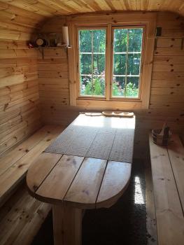 Holzsauna Gartensauna Saunafass Sauna Fasssauna Outdoor Sauna 6-10 Personen
