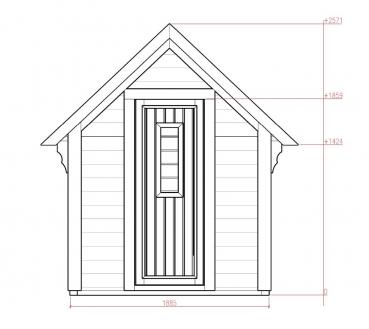 Sauna Gartensauna Trockensauna Finnische Saunas Holz Außensauna Garten