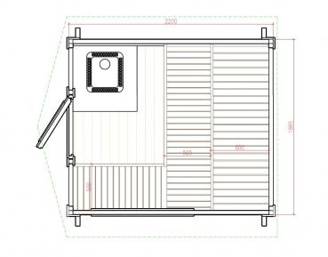 Sauna Gartensauna Trockensauna Finnische Saunas Holz Außensauna Garten