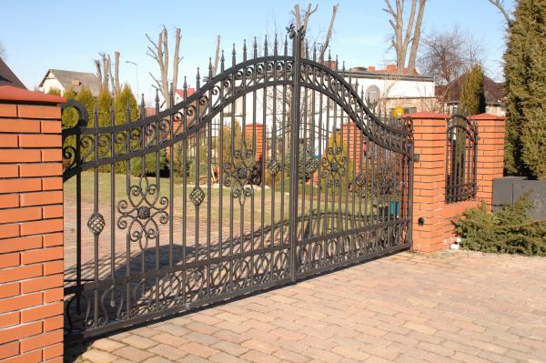 Flügeltor elektrisches  Tor Toreinfahrt Tore Elektro Automatik Flügeltore Schwenk Einfahrt Schmiedeisen Einfahrtstore Schiebe oder Flügeltor Echte Handarbeit Maßanfertigung Modell #009fluegeltor