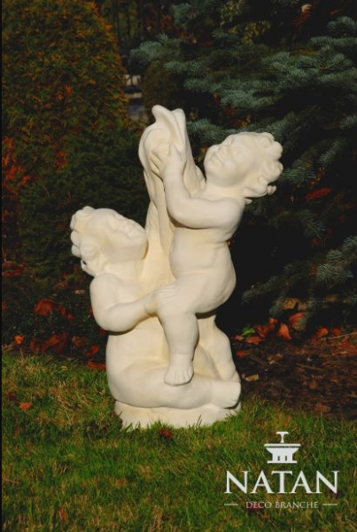 Spielende Kinder Garten Dekoration Figur Statue Skulptur Figuren Statuen Figuren