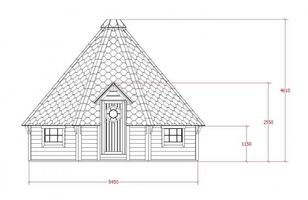 Grill Grillkota Hütte Grillhütte Haus Finnische Grills Grillhaus 25m² Kota
