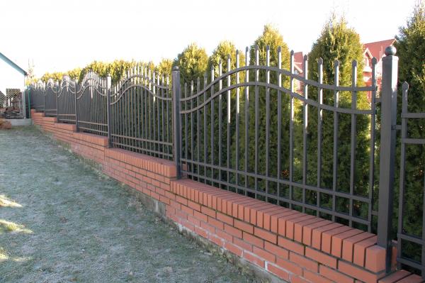Aussen Garten Grundstueck Gelaender Zaun Klassisch M.248