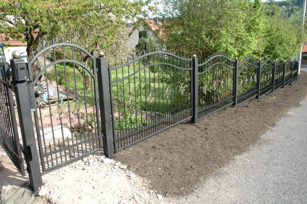Aussen Garten Grundstueck Gelaender Zaun Klassisch M.227