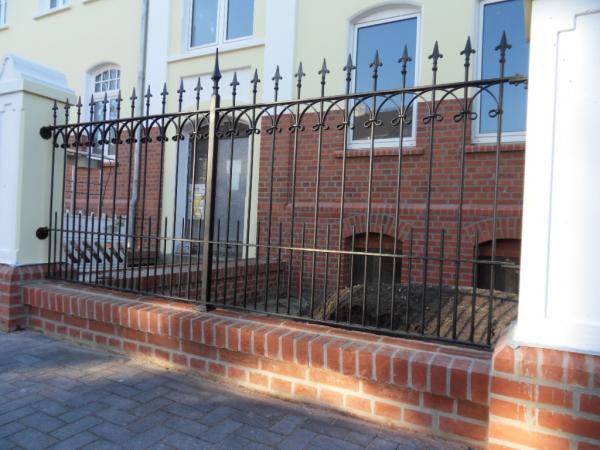 Aussen Garten Grundstueck Gelaender Zaun Klassisch M.412