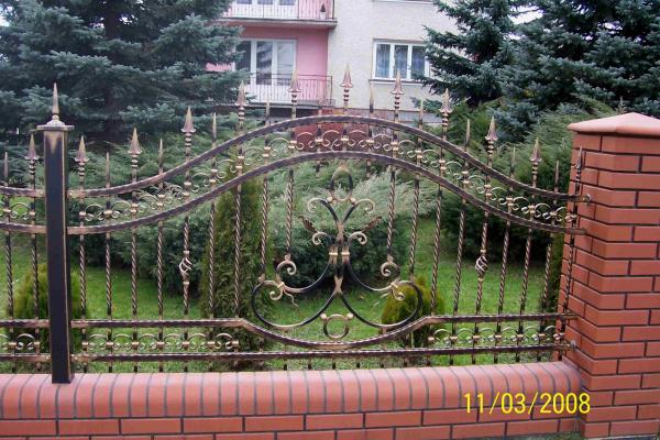 Aussen Garten Grundstueck Gelaender Zaun Klassisch M.196