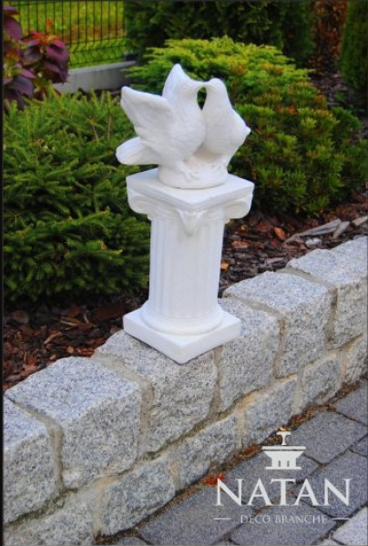 Wunderschöne Skulptur für den Garten Friedenstauben Tauben Figur Statue Figuren