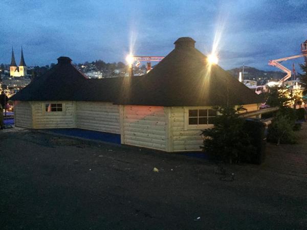 Hütte Berghütten Sauna Grillkota 39m² Holzhaus Garten Laube Kota Grills
