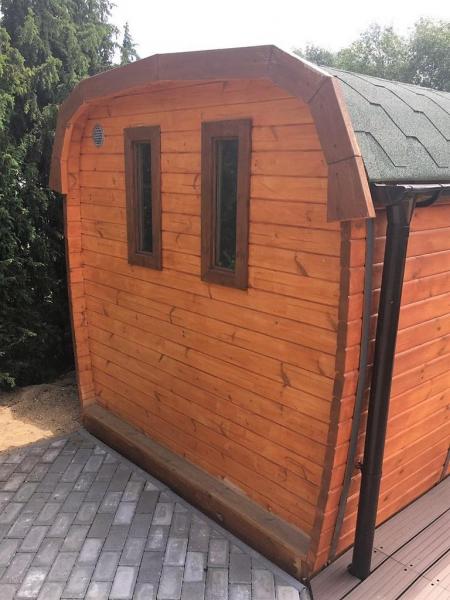 Holzsauna Gartensauna Saunafass Sauna Fasssauna Outdoor Sauna 6-10 Personen